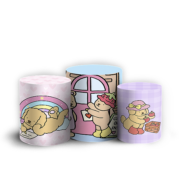 Trio Cilindro - Bobbie Goods - Sublimado 3D