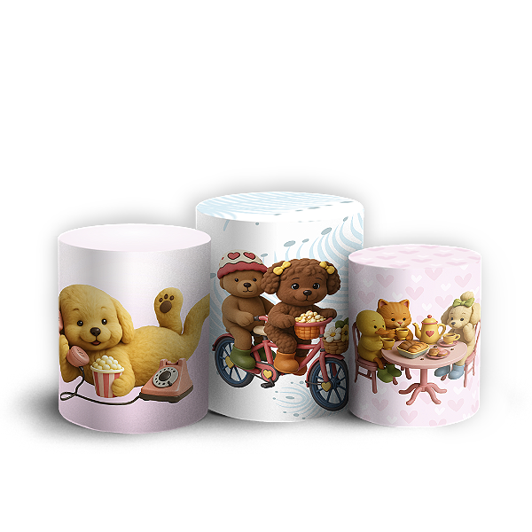 Trio Cilindro - Bobbie Goods - Sublimado 3D