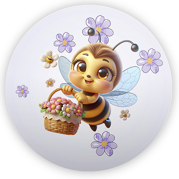 Mini Painel - Abelha - Sublimado 3D