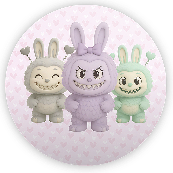 Mini Painel - Labubu - Sublimado 3D