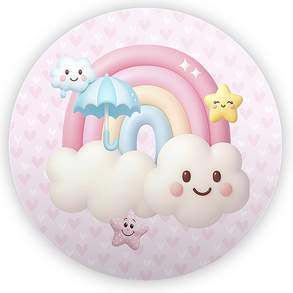 Mini Painel - Chuva de Amor - Sublimado 3D