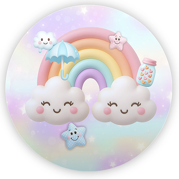 Mini Painel - Chuva de Amor - Sublimado 3D