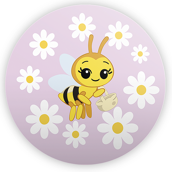 Painel Redondo - Abelha - Sublimado 3D