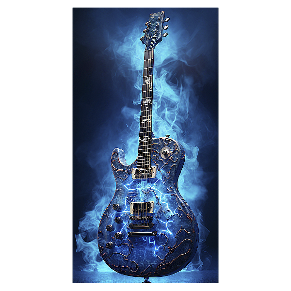 Faixa Lateral - Rock and Roll - Sublimado 3D