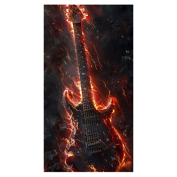 Faixa Lateral - Rock and Roll - Sublimado 3D