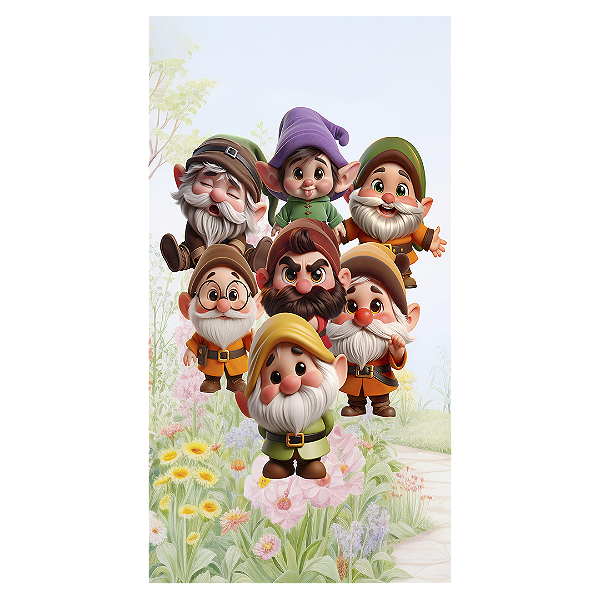 Faixa Lateral - Branca de Neve - Sublimado 3D