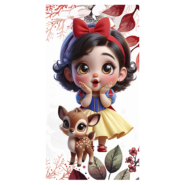 Faixa Lateral - Branca de Neve - Sublimado 3D