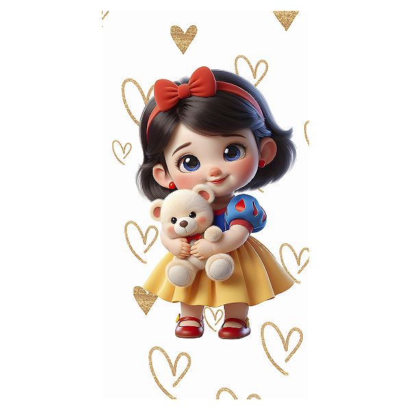 Faixa Lateral - Branca de Neve - Sublimado 3D