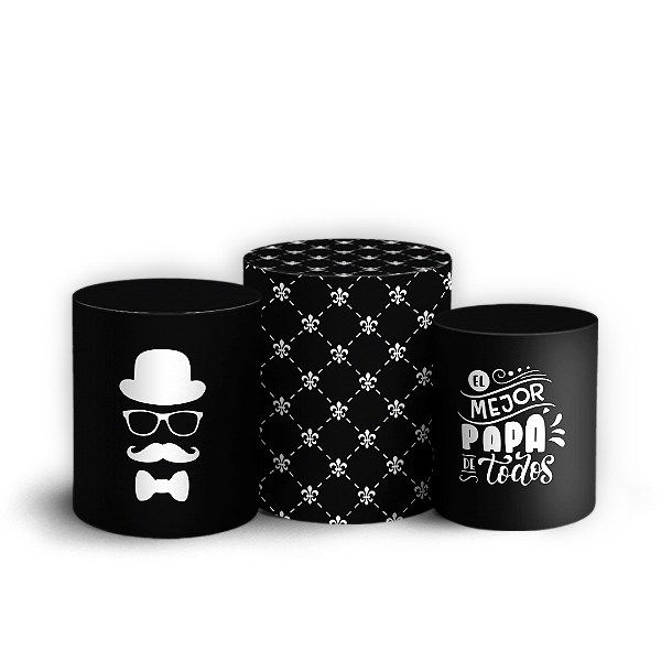 Trio Cilindro - Dia del Padre - Sublimado 3D