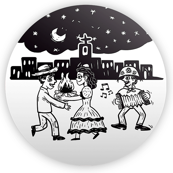 Mini Painel - Festa Junina - Sublimado 3D