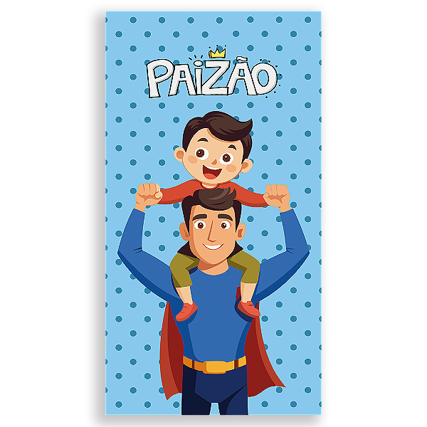 Faixa Lateral - Dia dos Pais - Sublimado 3D