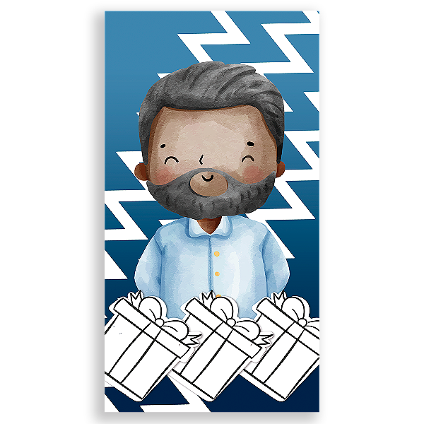 Faixa Lateral - Dia dos Pais - Sublimado 3D