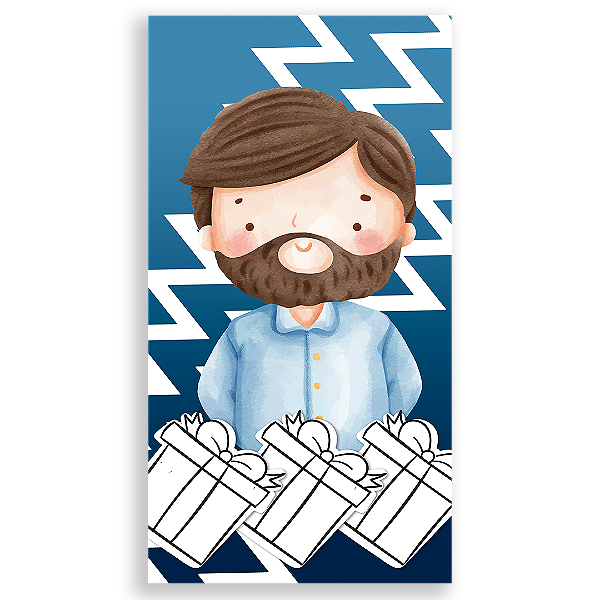 Faixa Lateral - Dia dos Pais - Sublimado 3D