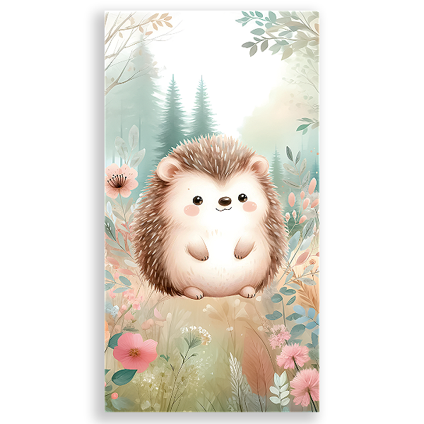 Faixa Lateral - Animais Bosque Encantado - Sublimado 3D