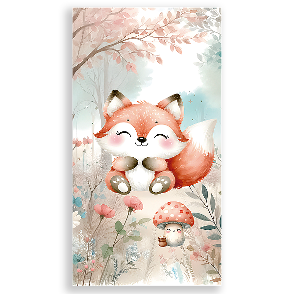 Faixa Lateral - Animais Bosque Encantado - Sublimado 3D