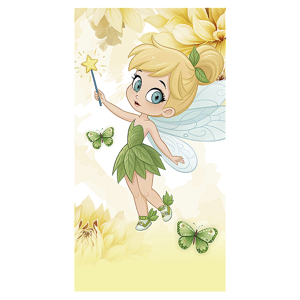 Faixa Lateral - Sininho Tinkerbell - Sublimado 3D