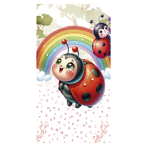 Faixa Lateral - Joaninha - Sublimado 3D