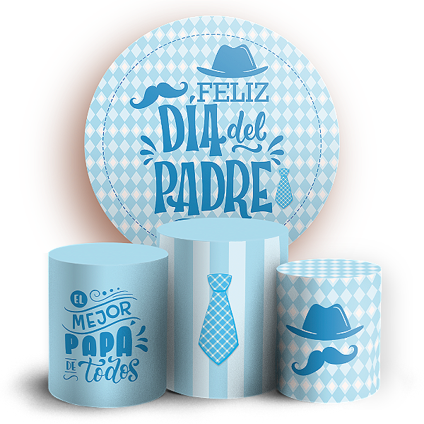 KIT Redondo e Trio - Dia del Padre - Sublimado 3D