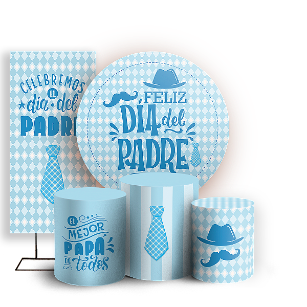 KIT Redondo Trio e Faixa - Dia del Padre  - Sublimado 3D