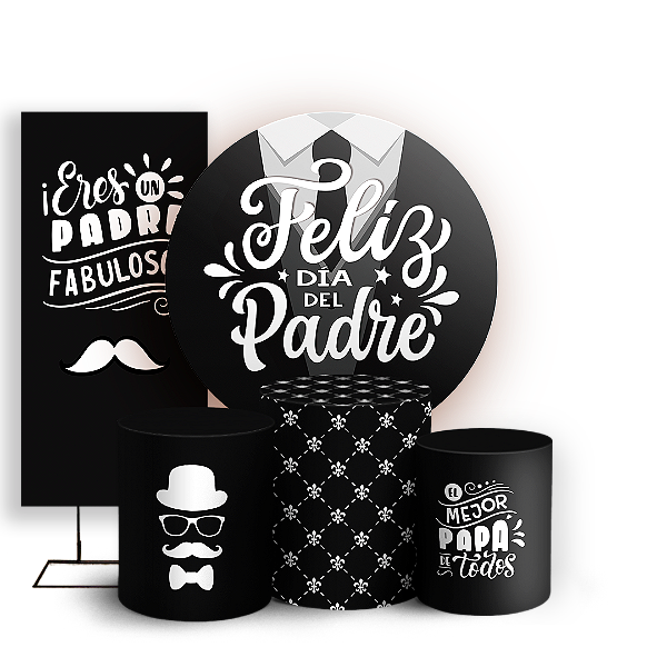 KIT Redondo Trio e Faixa - Dia del Padre  - Sublimado 3D