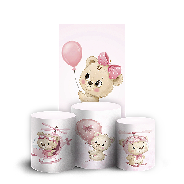 Faixa Lateral e Trio Cilindro Sublimado 3D Vest Facil - URSINHA