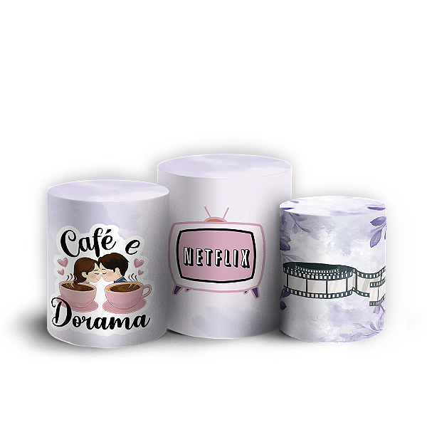 Trio Cilindro - Dorama - Sublimado 3D