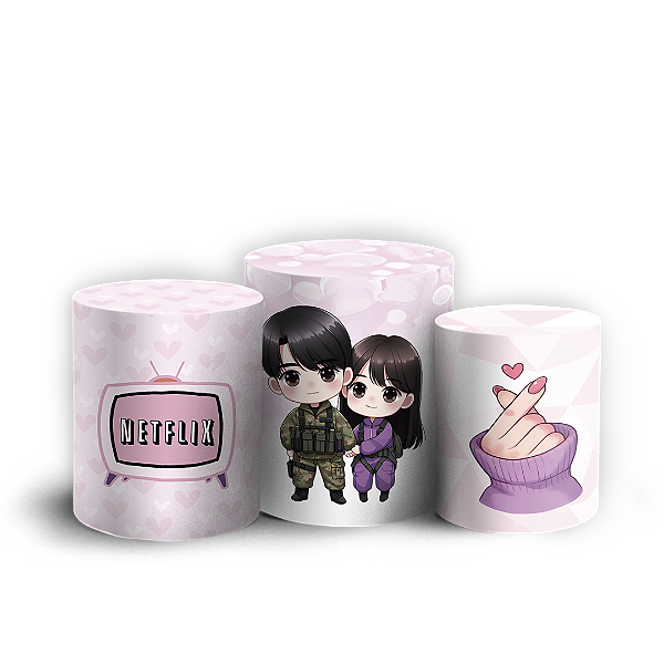 Trio Cilindro - Dorama - Sublimado 3D