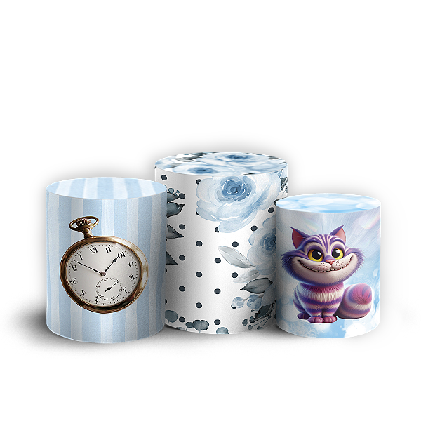 Trio Cilindro - Alice - Sublimado 3D