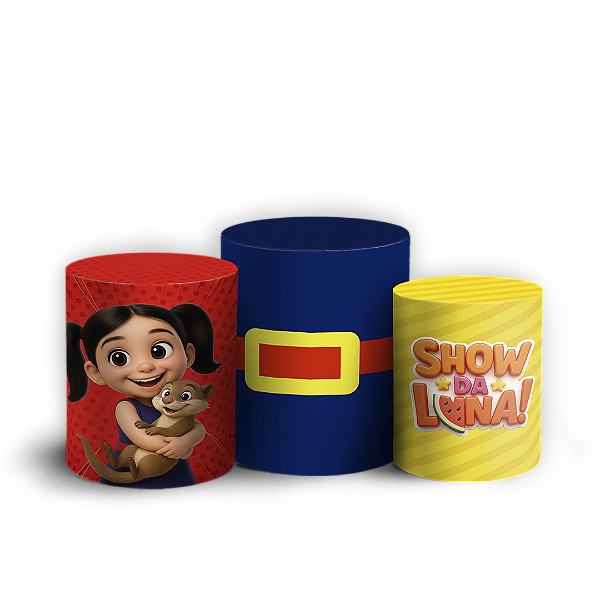 Trio Cilindro - Show Da Luna - Sublimado 3D