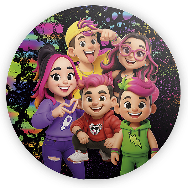 Mini Painel - Os Rosas - Sublimado 3D