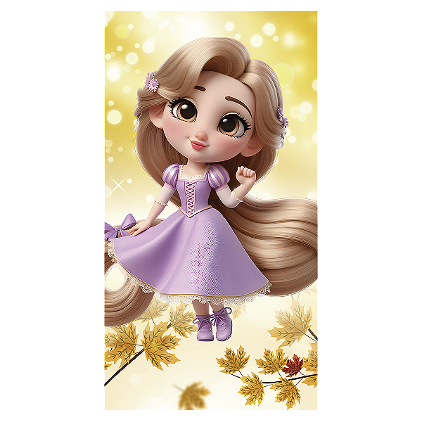Faixa Lateral - Rapunzel - Sublimado 3D