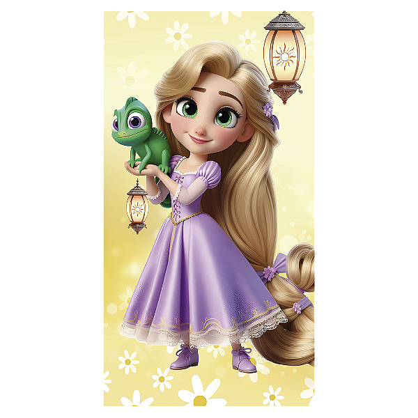 Faixa Lateral - Rapunzel - Sublimado 3D