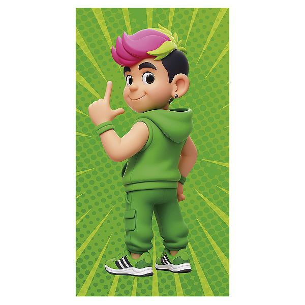 Faixa Lateral - Os Rosas - Sublimado 3D