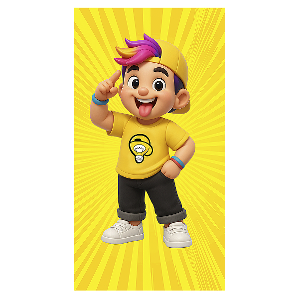 Faixa Lateral - Os Rosas - Sublimado 3D