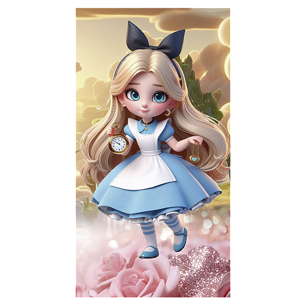 Faixa Lateral - Alice - Sublimado 3D