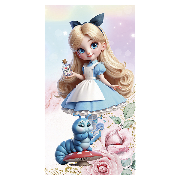 Faixa Lateral - Alice - Sublimado 3D