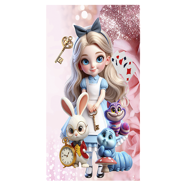 Faixa Lateral - Alice - Sublimado 3D