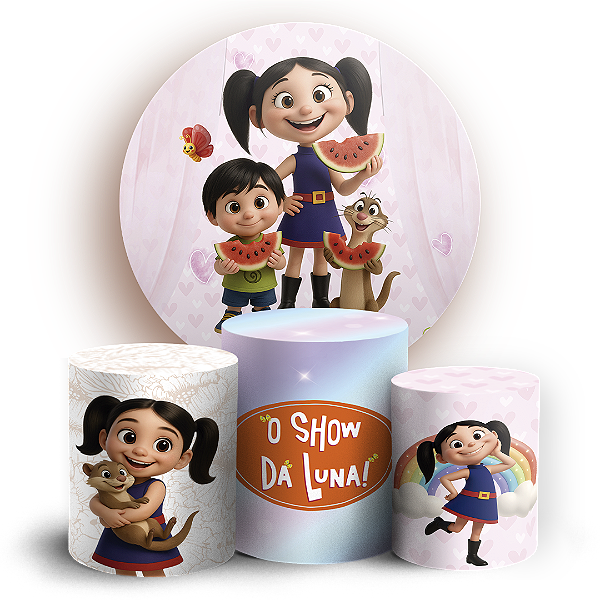 KIT Redondo e Trio - Show Da Luna - Sublimado 3D