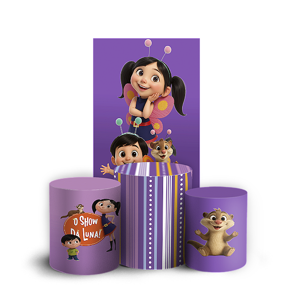 Faixa Lateral e Trio Cilindro Sublimado 3D Vest Facil - Show Da Luna