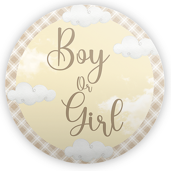 Mini Painel - Chá Revelação Girl or Boy - Sublimado 3D - By Cris Reis