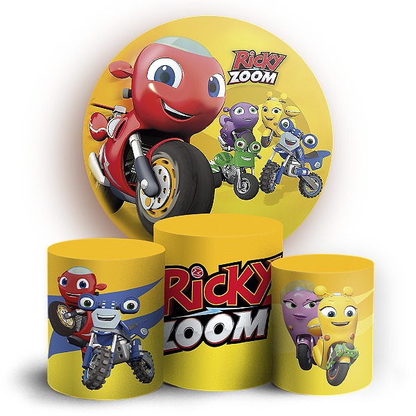 KIT Redondo e Trio - Ricky Zoom - Sublimado 3D