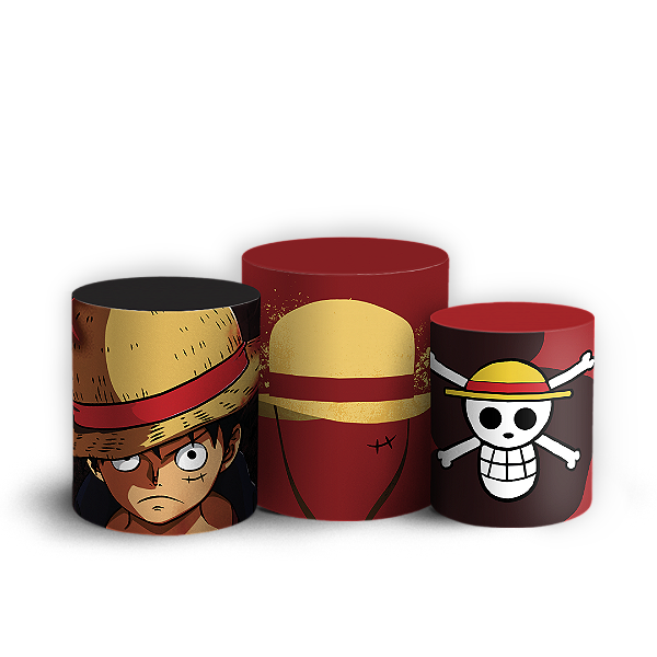 Trio Cilindro - One Piece - Sublimado 3D