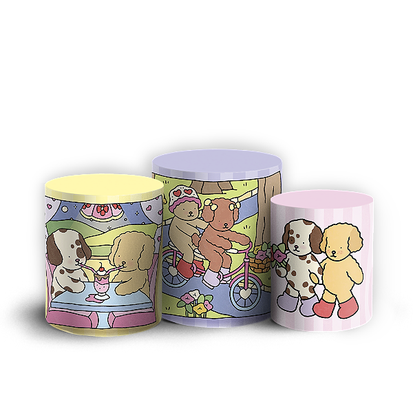 Trio Cilindro - Bobbie Goods - Sublimado 3D