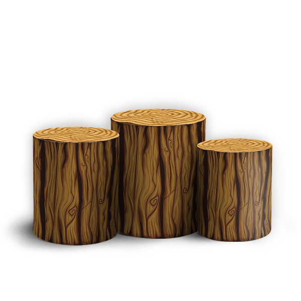Trio Cilindro - Bosque - Sublimado 3D