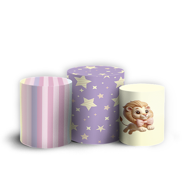 Trio Cilindro - Circo - Sublimado 3D