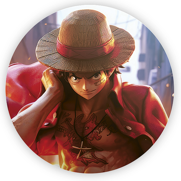 Painel Redondo - One Piece - Sublimado 3D