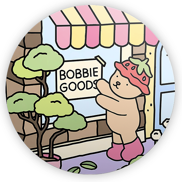 Painel Redondo - Bobbie Goods - Sublimado 3D