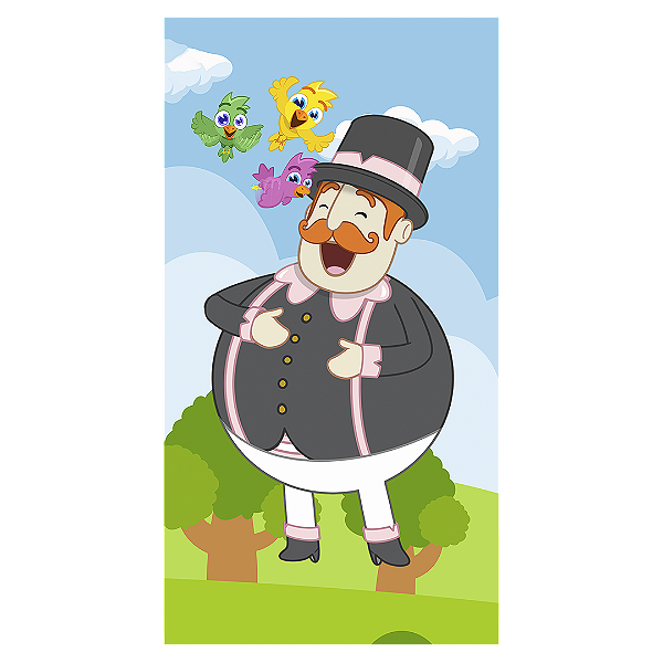 Faixa Lateral - Mundo Bita - Sublimado 3D