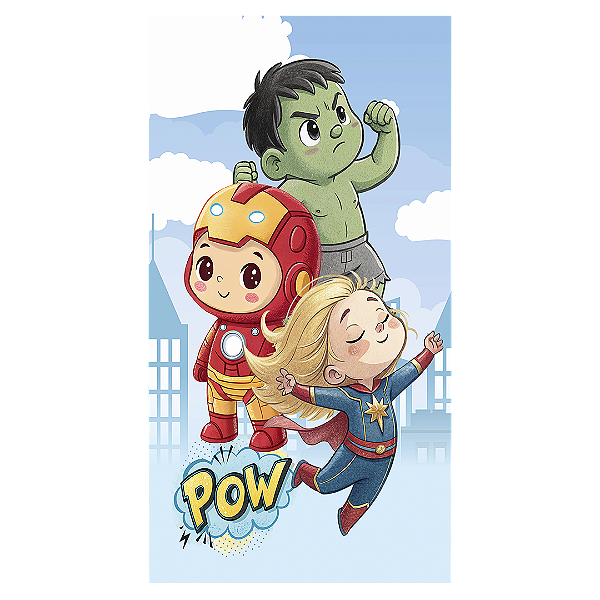 Faixa Lateral - Herois Vingadores - Sublimado 3D