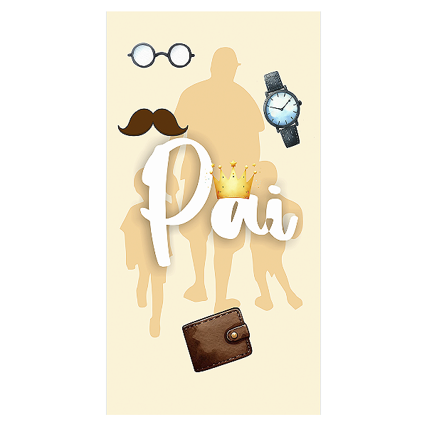 Faixa Lateral - Dia Dos Pais - Sublimado 3D